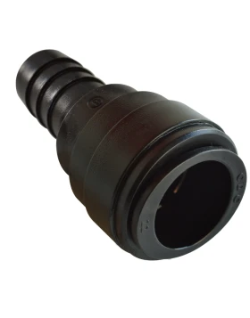 BARB CONNECTOR OD12 - OD10 BLACK - HCBB1210B