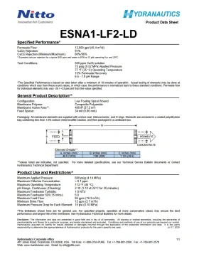 8inch NANOFILTRATION MEMBRANE NITTO SERIES ESNA1 (low energy)-ESNA1-LF2-LD