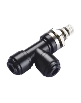 FLOW CONTROL ELBOW UNION OD6 - OD6 BLACK - HSLB0606B