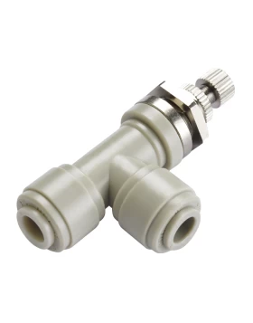 FLOW CONTROL ELBOW UNION 1/4 -1/4 - HSLB1/4-1/4G
