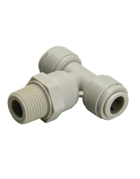 SWIVEL MALE BRANCH TEE BSPT(R) THREAD  3/8 NPT, TUBE SIZE  1/2 - HRPT1/2-N03G