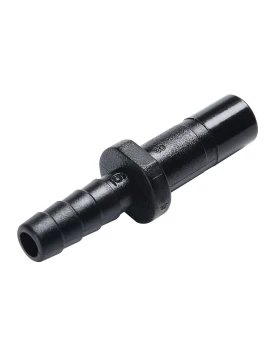 STEM BARB CONNECTOR OD6 - OD6 BLACK - HCJB0606B