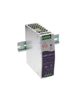 ΤΡΟΦΟΔΟΤΙΚΟ ΡΑΓΑΣ 120W/24VDC/5A SLIM WIDE INPUT 1Φ, 2Φ WDR-120-24 MEAN WELL