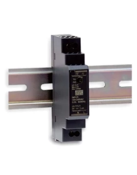 ΤΡΟΦΟΔΟΤΙΚΟ ΡΑΓΑΣ 15W/12VDC/1.25A ULTRA SLIM HDR-15-12 MEAN WELL