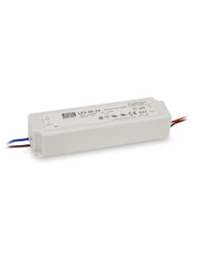 ΤΡΟΦΟΔΟΤΙΚΟ LED 60W/12VDC/5A IP67 LPV-60-12 MEAN WELL