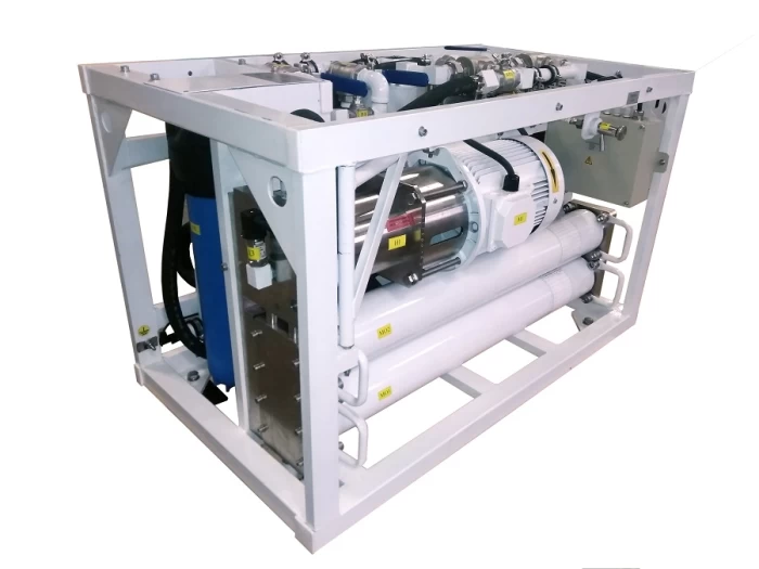 (Preview 1) COMPACT SHIP DESALINATION UNIT WITH ENERGY RECOVERY SYSTEM (FEED PUMP, ELECTRI