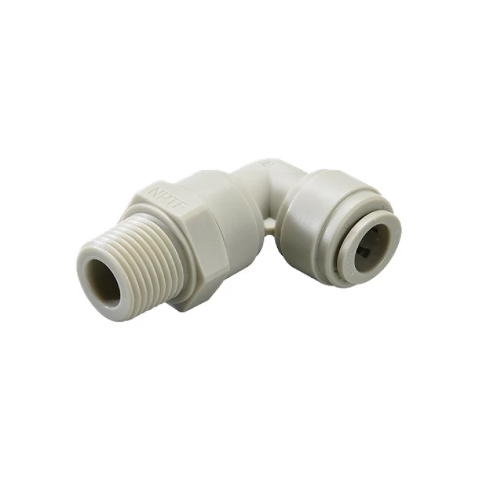 (Preview 1) SWIVEL MALE ELBOW BSPT(R) THREAD  1/4 NPT, TUBE SIZE  5/32 - HRPL5/32-N02G
