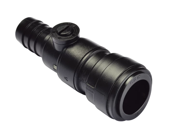 (Preview 1) BARB CONNECTOR VALVE 1/2'- OD15 CONNECTOR - HCVB15-1/2B