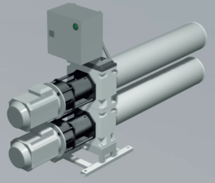(Preview 1) SEAWATER DESALINATION UNIT WITH ENERGY RECOVERY SYSTEM (ELECTRIC MOTOR, PUMP, 