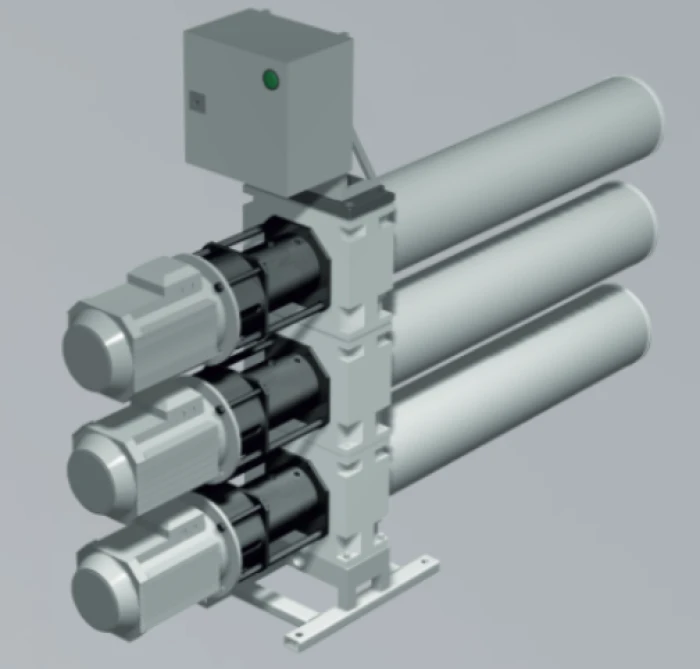 (Preview 1) SEAWATER DESALINATION UNIT WITH ENERGY RECOVERY SYSTEM (ELECTRIC MOTOR, PUMP, 