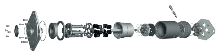 (Preview 2) AXIAL PISTON PUMP WITH INTEGRATED ENERGY RECOVERY DEVICE AND MOTOR CONNECTION