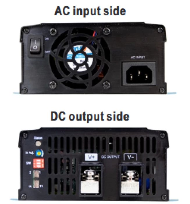 (Preview 2) BATTERY CHARGER 24V/22.5A PFC NPB-750-24 MEAN WELL