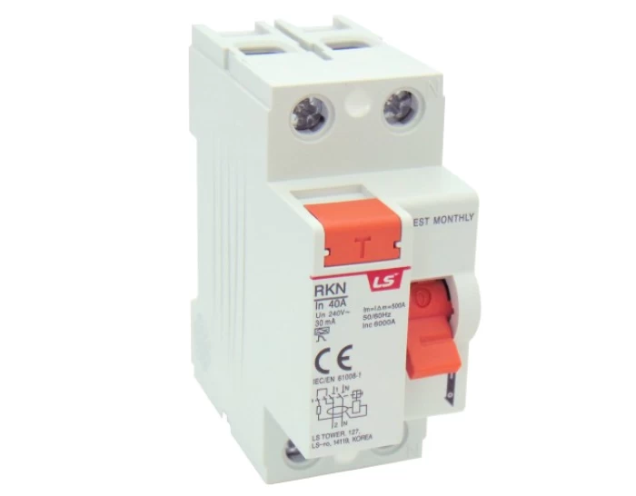 (Preview 1) RCCB 2P 40A 30mA TYPE A RKN LG