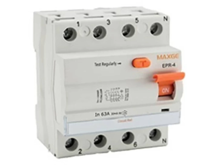 RCCB 4P 40A 30mA TYPE AC EPR-4 MAXGE