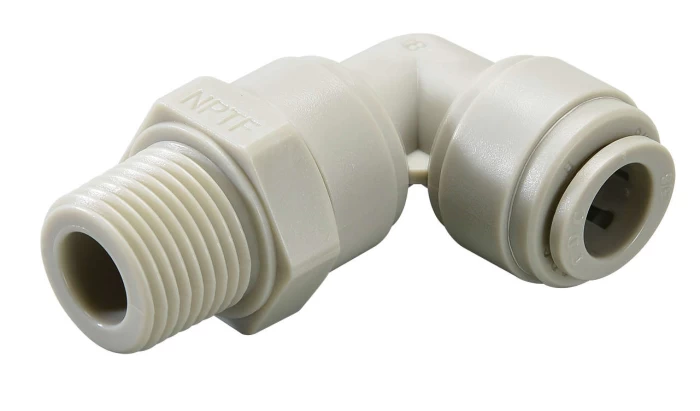 SWIVEL MALE ELBOW BSPT(R) THREAD R 3/8 , TUBE SIZE  1/2 - HRPL1/2-R03G