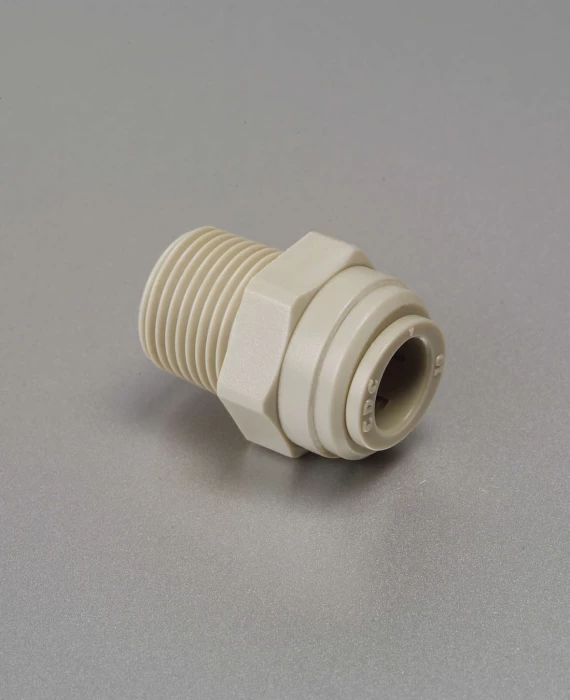 MALE CONNECTOR  THREAD R 3/8 , TUBE SIZE  3/8 - HPC3/8-R03G