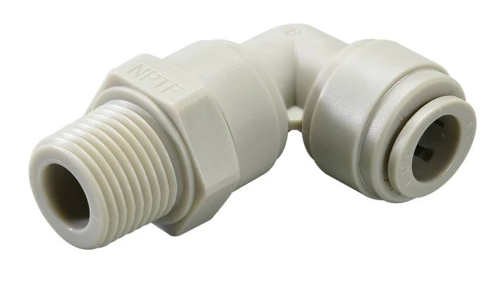 SWIVEL MALE ELBOW BSPT(R) THREAD  1/4 NPT, TUBE SIZE  5/16 - HRPL5/16-N02G
