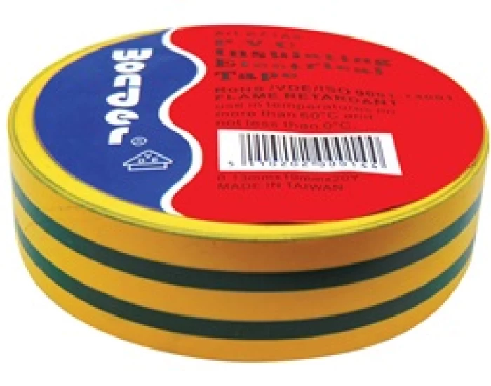 ΤΑΙΝΙΑ ΜΟΝΩΤΙΚΗ PVC 0.13X19X20Y ΠΡΑΣΙΝΗ/ ΚΙΤΡΙΝΗ K1ZA0 WND