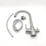 (Thumb 3) 3 WAY FAUCET STAINLESS STEEL 13.5 INCH