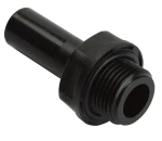 (Thumb 1) STEM ADAPTER BSPP THREAD G3/8 , TUBE SIZE OD10, BLACK - HCJ10G03B