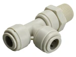 (Thumb 1) SWIVEL MALE RUN TEE BSPT(R) THREAD  1/8 NPT, TUBE SIZE  1/4 - HRST1/4-N01G