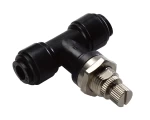 (Thumb 1) FLOW CONTROL UNION CONNECTOR OD10 - OD10 BLACK - HSTB1010B