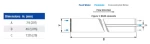 (Thumb 2) 8inch BRACKISH WATER REVERSE OSMOSIS MEMBRANE TORAY SERIES TMHA (Ultra Low Press